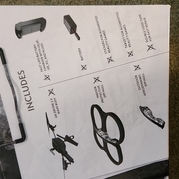 Parrot AR Drone 2.0 Elite Edition, Snow - Picture 4 of 12